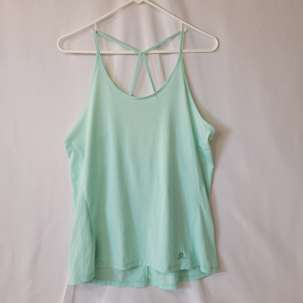 Salomon Mint Green Tank Top